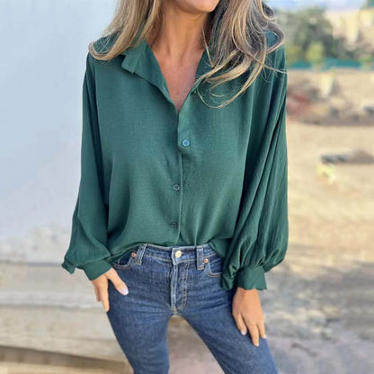 Stilvolle Bluse mit Knopfdetails
