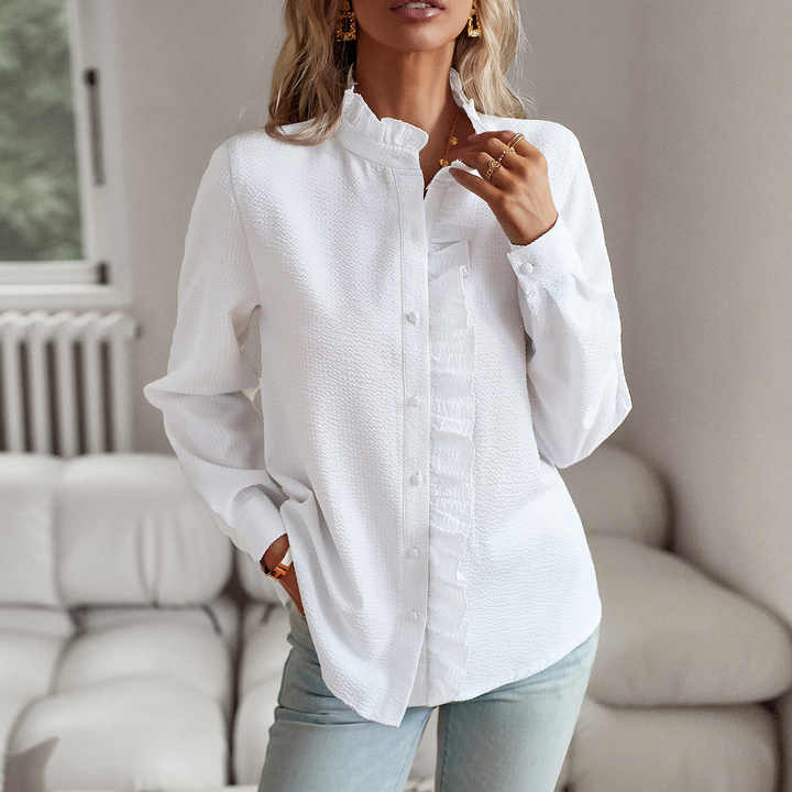 Elegante Polo-Bluse